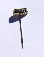 RARE BROCHE EPINGLE MEDAILLE, COMPETITION SPORT FEDERATION D'ATHLETISME HONGRIE MASZ / COLLECTOR ANTIQUE PIN (2304.188) - Athlétisme