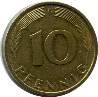 10 PFENNIG 1989 G BRD DEUTSCHLAND Münze GERMANY #AZ459.D - 10 Pfennig