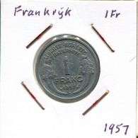 1 FRANC 1957 B FRANKREICH FRANCE Französisch Münze #AM554.D - 1 Franc