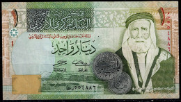 JORDAN 2006 BANKNOT 1 DINAR  P NEW Design Bird ROSEFINCH UNC !! - Jordanie