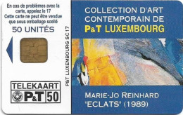 Luxembourg - P&T - Art Contemporain - Marie-Jo Reinhard 'Eclats', 01.1998, 50Units, 16.000ex, Used - Luxembourg