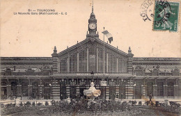 FRANCE - 59 - TOURCOING - La Nouvelle Gare - Motif Central EC - Carte Postale Ancienne - Tourcoing