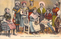 FOLKLORE - Les Costumes De Savoie - Carte Postale Ancienne - Vestuarios