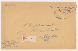 Registered Cover Hollandia Netherlands New Guinea 1958 - NNG - Port Betaald - Nueva Guinea Holandesa