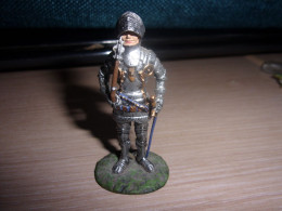 Soldat De Plomb " Chevalier Anglais " - 1342 - Moyen Age - Altaya - Figurine - Collection - Loden Soldaatjes