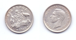 Australia 6 Pence 1940 - Sixpence