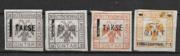 LOTE 2165 ///  ALBANIA 1920 NO CATALOGADOS NUEVOS CON CHARNELA *MH  ¡¡¡ OFERTA - LIQUIDATION - JE LIQUIDE !!! - Albania