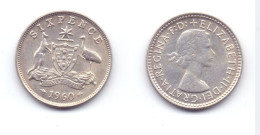 Australia 6 Pence 1960 - Sixpence