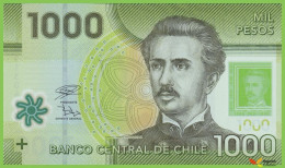 Voyo CHILE 1000 Pesos 2019 P161i B296j FH UNC Polymer - Cile