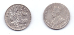 Australia 3 Pence 1924 - Threepence