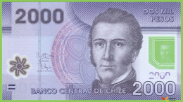 Voyo CHILE 2000 Pesos 2016 P162f B297f ED UNC  Polymer - Chile