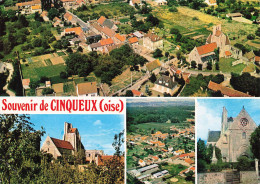 Cinqueux * Souvenir De La Commune * Cp 4 Vues - Other & Unclassified