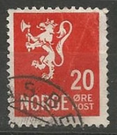 NORVEGE N° 176 OBLITERE - Oblitérés