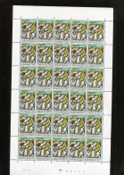 Belgie 1969 1520 STAINED WINDOWS XMAS KERSTMIS NOEL In Volledig Vel MNH Plaatnummer 4 - 1961-1970
