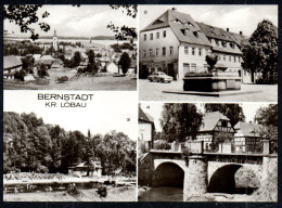 G2834 - TOP Bernstadt - Brunnen Freibad Brücke - VEB Bild Und Heimat Reichenbach - Loebau