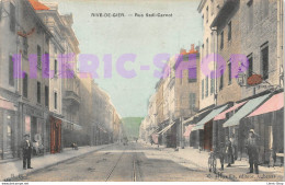 RIVE DE GIER (42) CPA ±1910 - Rue Sadi-Carnot - Ligne De Tramway - Tabac - C. ALTIGE, Éditeur Aubenas - Rive De Gier