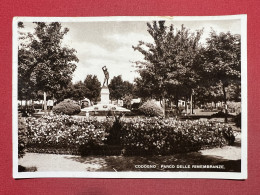 Cartolina - Codogno ( Lodi ) - Parco Delle Rimembranze - 1940 Ca. - Lodi