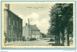 Blaugies ' Place Du Joncquoy Et école '   Neuve  TB - Dour