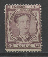 Espagne - Spain - Spanien 1876 Y&T N°170 - Michel N°163 Nsg - 4p Alphonse XII - Neufs