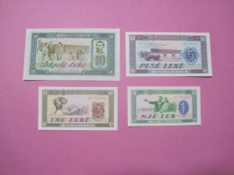 Albania Lot 4 Banknotes 1976 UNC. (28) - Albanien