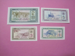 Albania Lot 4 Banknotes 1976 UNC. (29) - Albanien