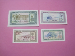 Albania Lot 4 Banknotes 1976 UNC. (31) - Albanien