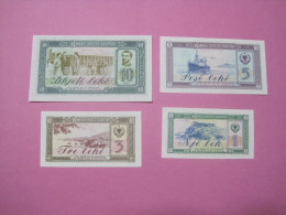 Albania Lot 4 Banknotes 1976 UNC. (32) - Albanië