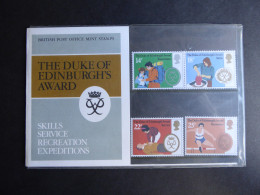 GREAT BRITAIN SG 1162-65 DUKE OF EDINBURGH AWARD SCHEME 25 YR PRESENTATION PACK - Sheets, Plate Blocks & Multiples