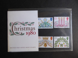 GREAT BRITAIN SG 1138-42 CHRISTMAS PRESENTATION PACK - Feuilles, Planches  Et Multiples