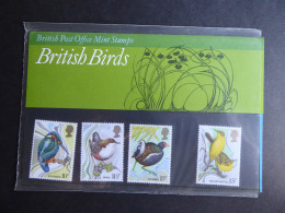 GREAT BRITAIN SG 1109-12 WILD BIRD PROTECTION ACT CENTENAY PRESENTATION PACK - Feuilles, Planches  Et Multiples