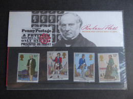 GREAT BRITAIN SG 1095-98 SIR ROWLAND HILL DEATH ANNIVERSARY  PRESENTATION PACK - Feuilles, Planches  Et Multiples