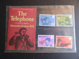 GREAT BRITAIN SG 997-1000 TELEPHONE CENTENARY PRESENTATION PACK - Feuilles, Planches  Et Multiples