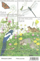 Finland 2003 Meadow Fauna Set Of 6 Stamps In Block Mint - Blokken & Velletjes