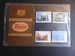 GREAT BRITAIN SG 971-74 J.M.W.TURNER BIRTH BICENTENAY PRESENTATION PACK - Feuilles, Planches  Et Multiples