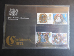 GREAT BRITAIN SG 966-69 CHRISTMAS PRESENTATION PACK - Sheets, Plate Blocks & Multiples