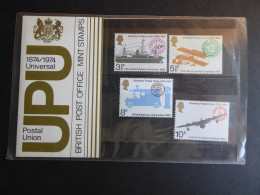 GREAT BRITAIN SG 954-57 UPU CENTENARY PRESENTATION PACK - Volledige & Onvolledige Vellen