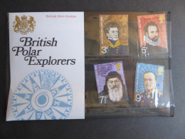 GREAT BRITAIN SG 897-900 BRITISH POLAR EXPLORERS PRESENTATION PACK - Volledige & Onvolledige Vellen