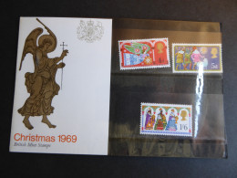 GREAT BRITAIN SG 812-14 CHRISTMAS PRESENTATION PACK - Fogli Completi