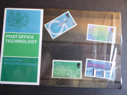 GREAT BRITAIN SG 808-11 BRITISH POST OFFICE TECHNOLOGY PRESENTATION PACK - Fogli Completi