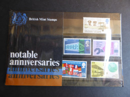 GREAT BRITAIN SG 791-95 ANIVERSARIES EVENTS ON STAMPS PRESENTATION PACK - Sheets, Plate Blocks & Multiples