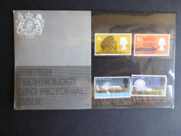 GREAT BRITAIN SG 701-04 BRITISH TECHNOLOGY PRESENTATION PACK - Hojas & Múltiples