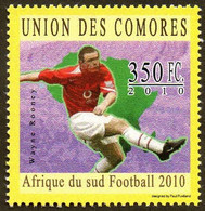 COMORES  - 1v - MNH - Wayne Rooney - Football Player England - Fußball Calcio Futbol Voetbal - Manchester United - 2010 – Sud Africa