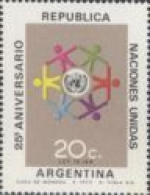 ARGENTINA - AÑO 1970 - 25º ANIVERSARIO DE LA ONU **MNH** - Ungebraucht