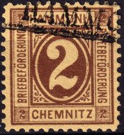 ALLEMAGNE / GERMANY - DR Privatpost CHEMNITZ (Hamonia Briefbeförderung) 2p Brown On Cream - VF Used - Private & Lokale Post