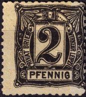 ALLEMAGNE / GERMANY - DR Privatpost LEIPZIG (Privat Brief-Verkehr) 2p Black - No Gum - Privatpost