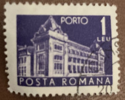 Romania 1967 Postage Due 1L - Used - Segnatasse