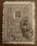 Romania 1922 Tax Due Numeral 10B - Used - Revenue Stamps