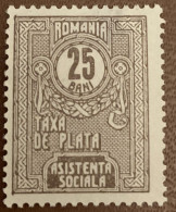 Romania 1922 Tax Due Numeral 25B - Mint - Revenue Stamps