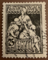 Romania 1921 Charity Stamp 25B - Used - Fiscali