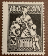 Romania 1921 Charity Stamp 25B - Used - Fiscale Zegels